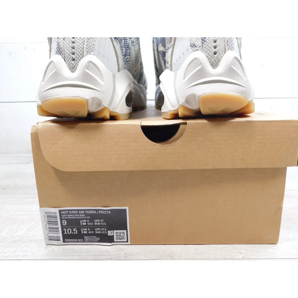 Nike NOCTA Drake Hot Step Air Terra Light Bone Gum DR0508-001 Mens Size 9 NEW